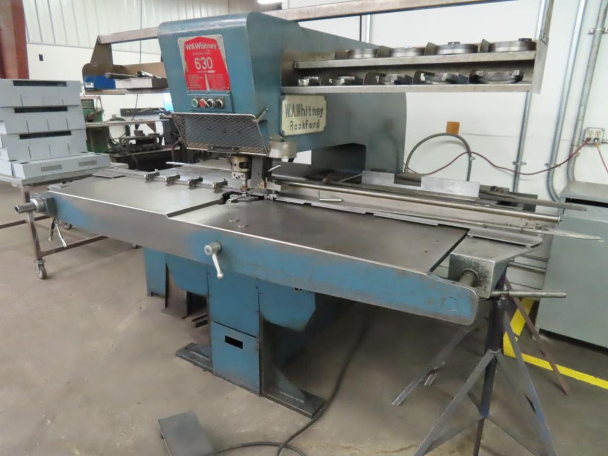 W.A. Whitney 630 Single Station Punch (#4088)